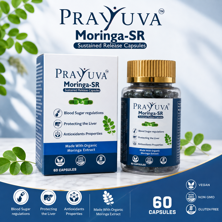 Prayuva Moringa-SR Sustained Release Capsules – 60 Capsules
